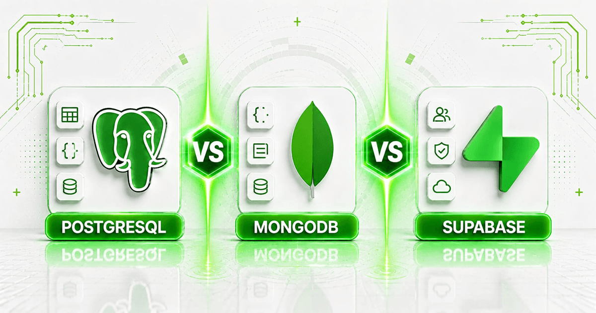 PostgreSQL vs MongoDB vs Supabase for AI SaaS — Mintodes